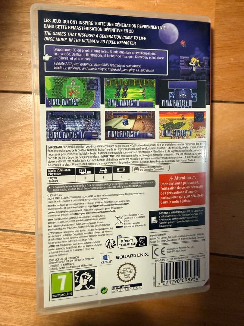 FFI-VI ファイナルファンタジー ピクセルリマスター 海外版