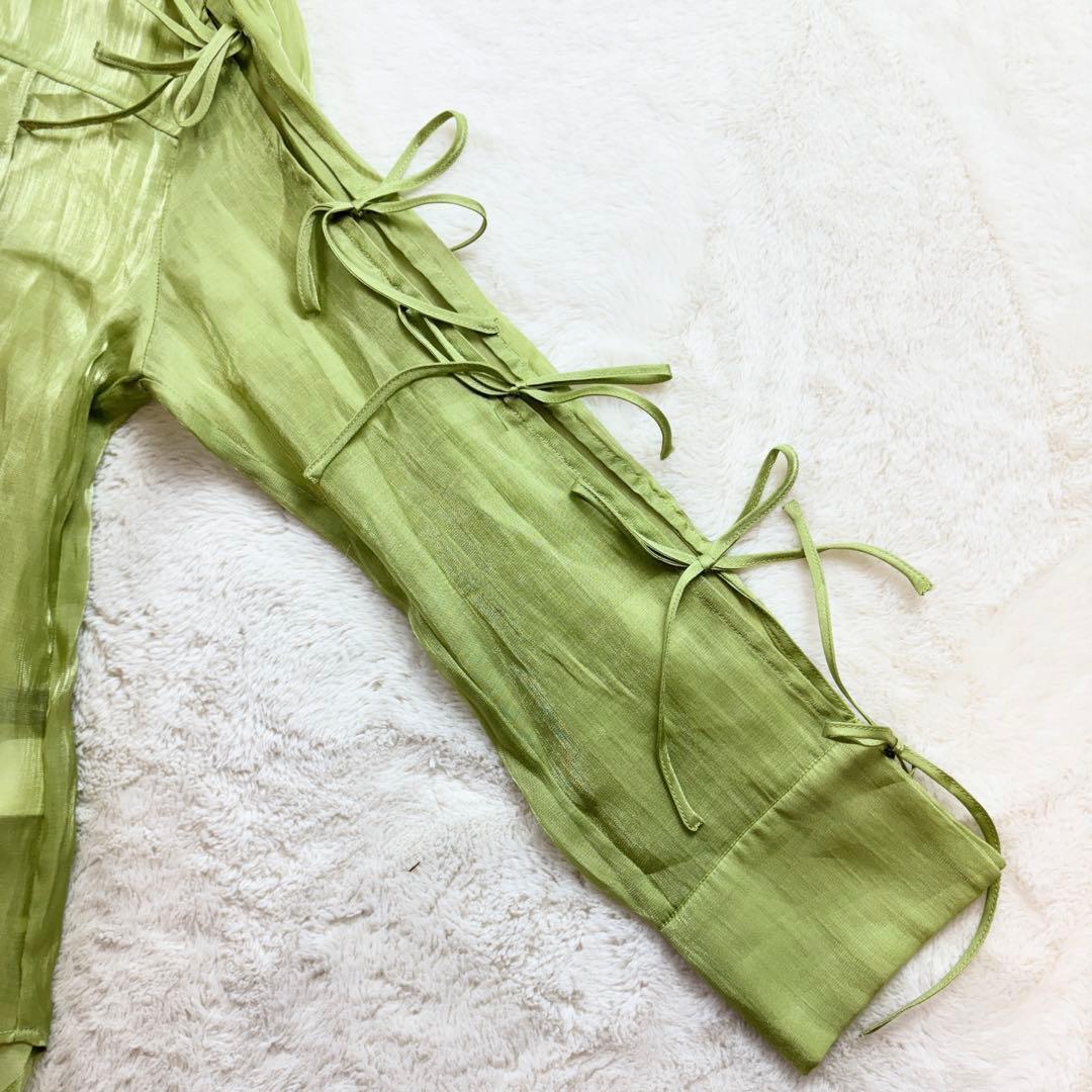 ゆゆゆり 　k2479　♡メゾンスペシャル/F/緑/ブラウスシ/アー/リ