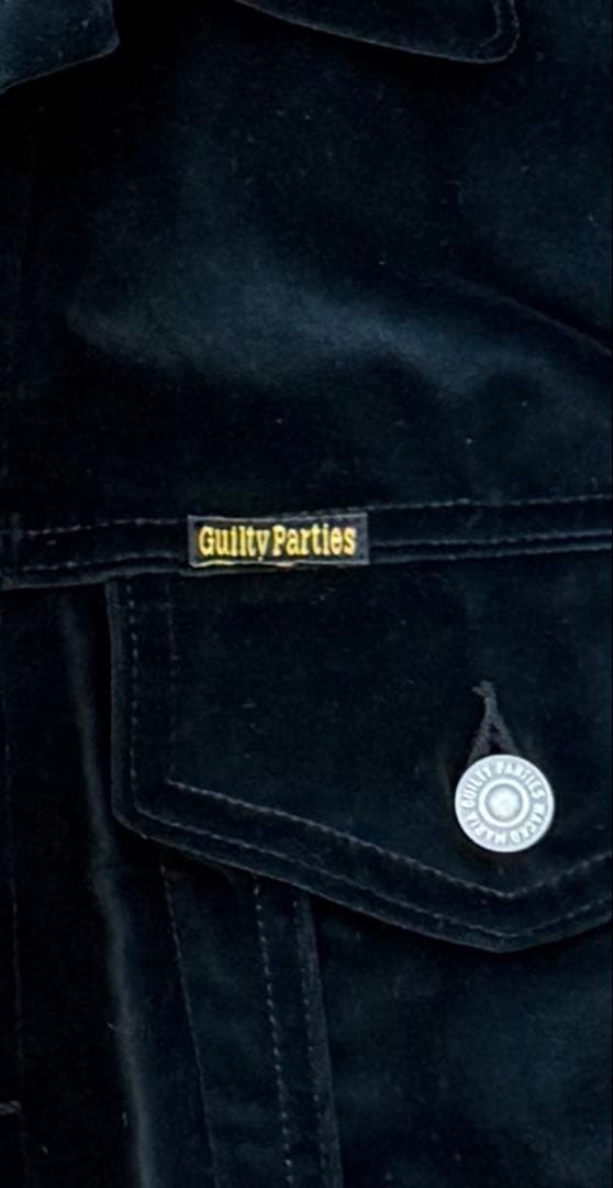 WACKOMARIA ブラック ベロアトラッカージャケット