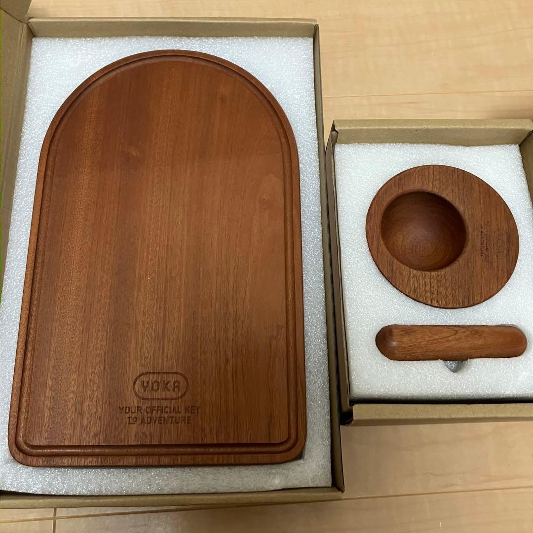 新品ヨカYOKA カッティングボード スパイスクラッシャー キャンプ アウトドア