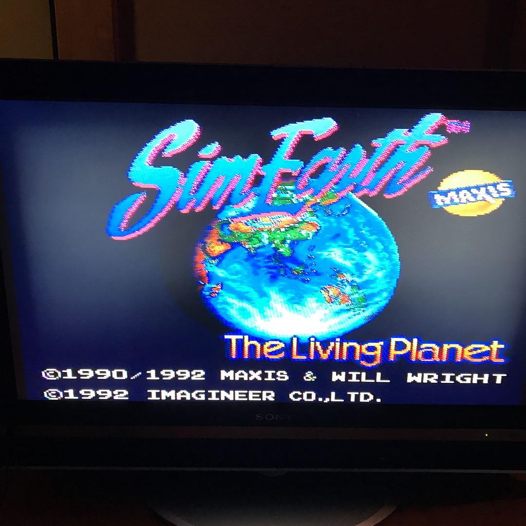 シムアース　スーパーファミコン　スーファミ　ソフト　SFC