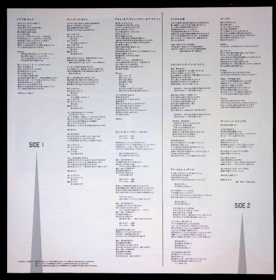 Ω洗浄LP♩　Level 42／Standing In The Light　Ω