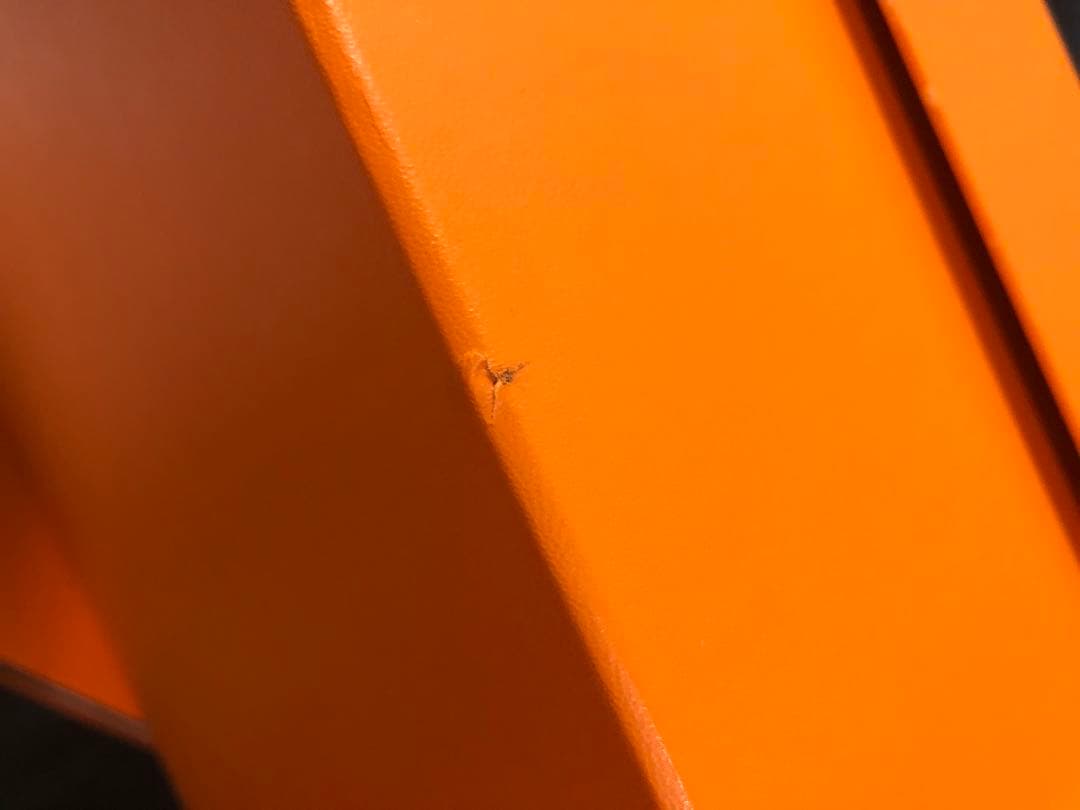 エルメス　シューズ空箱　保存袋　付属品　ポリード27対応　オレンジボックス080