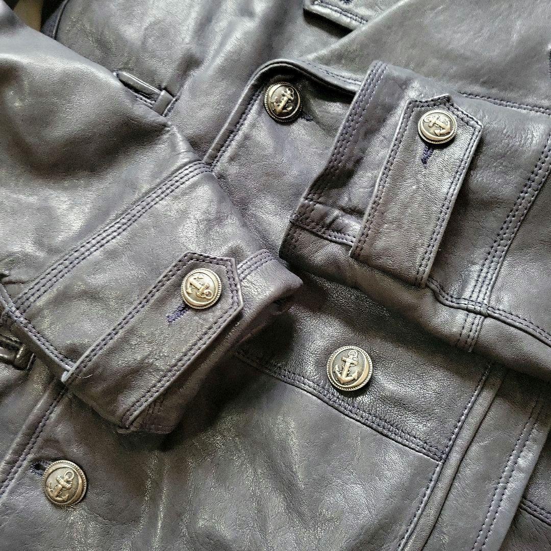 n*k様 希少【D&G】レザー　ジャケット　ナポレオン　ダブルライダース　ダブル