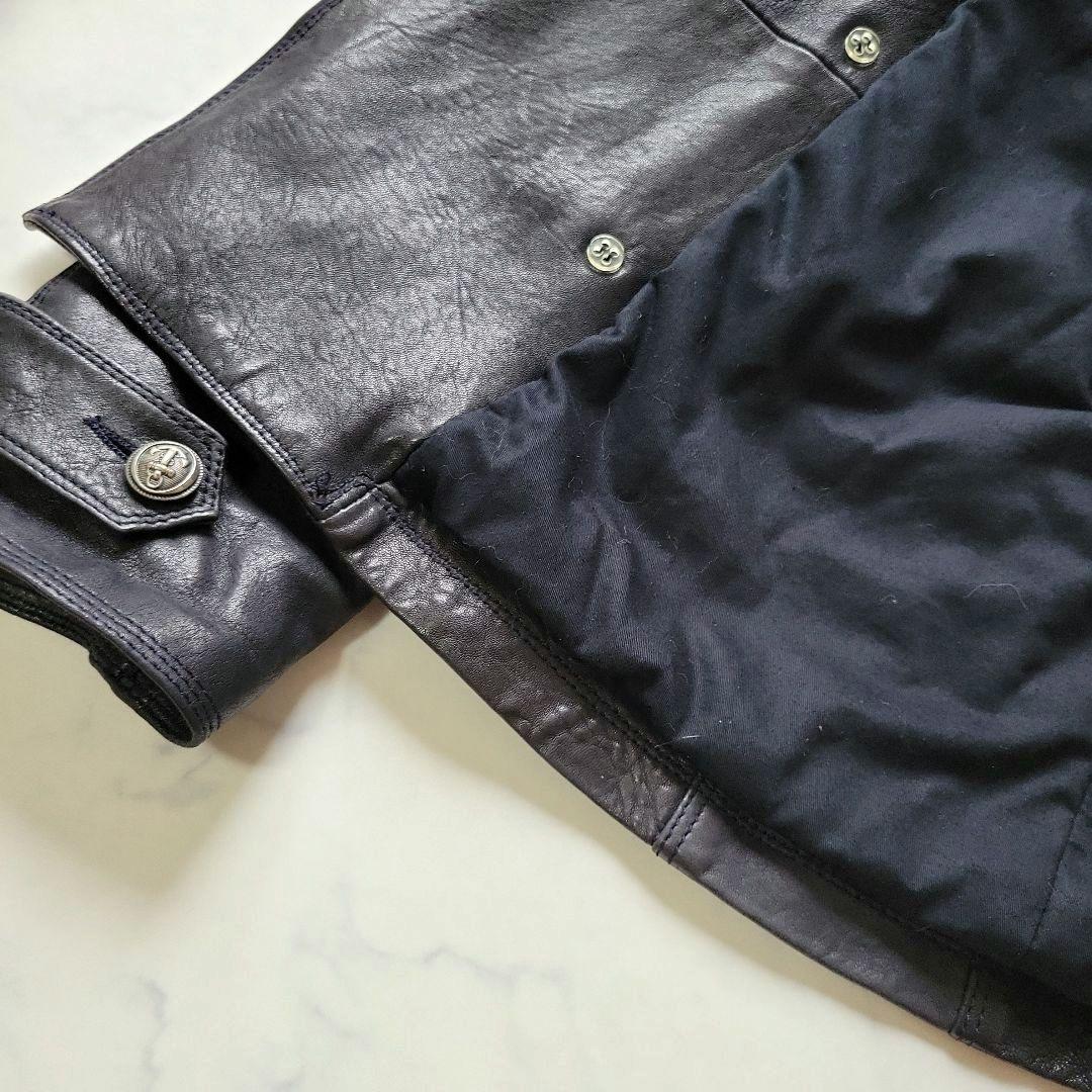 n*k様 希少【D&G】レザー　ジャケット　ナポレオン　ダブルライダース　ダブル