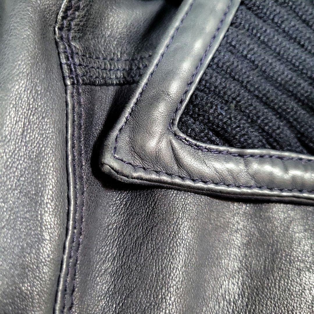 n*k様 希少【D&G】レザー　ジャケット　ナポレオン　ダブルライダース　ダブル