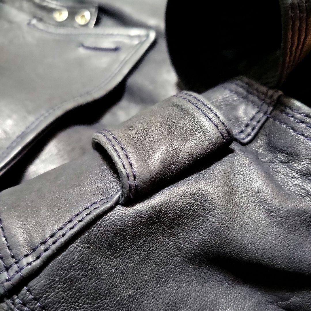 n*k様 希少【D&G】レザー　ジャケット　ナポレオン　ダブルライダース　ダブル