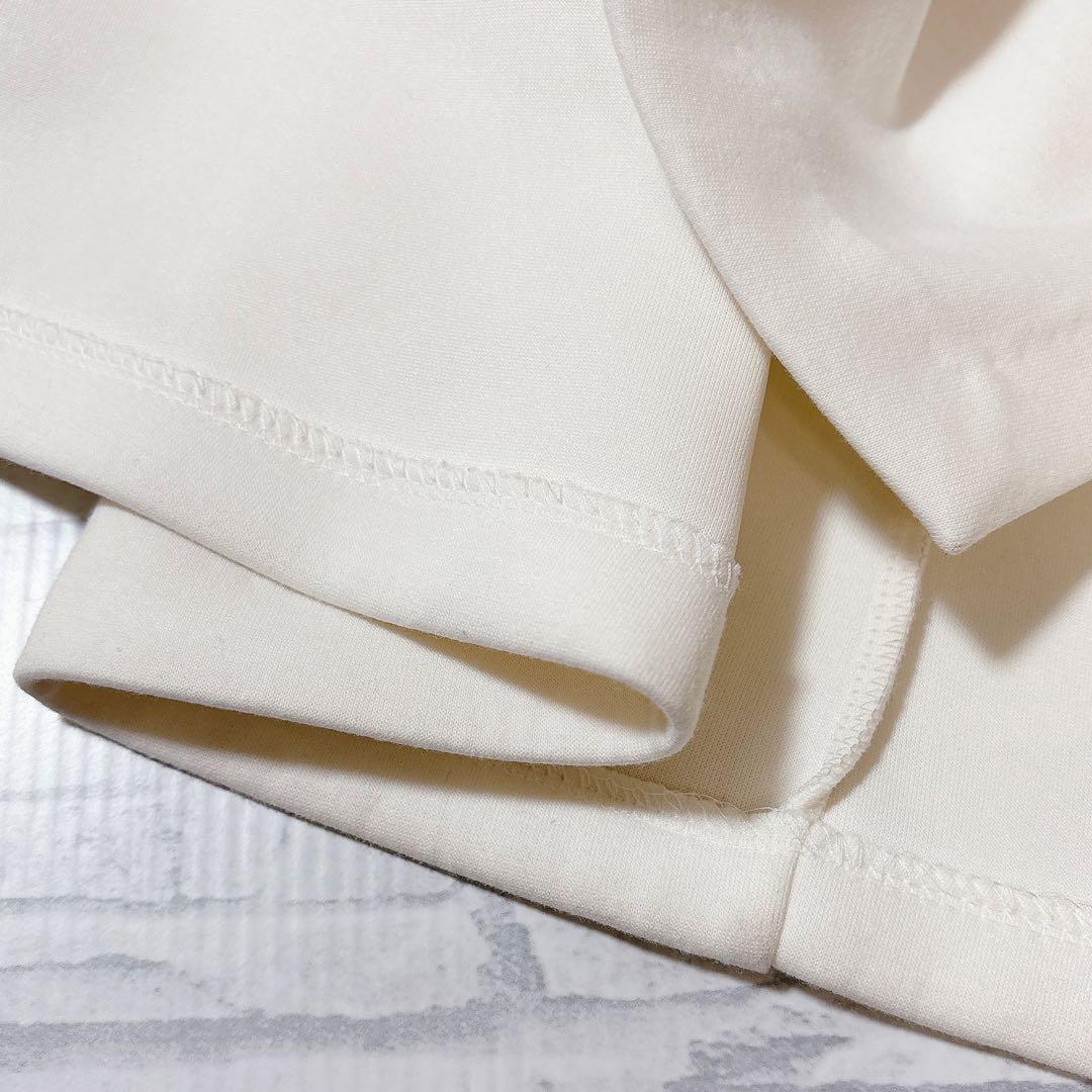 ダブルスタンダードクロージング Vネックジャンパースカート アイボリー Aライン