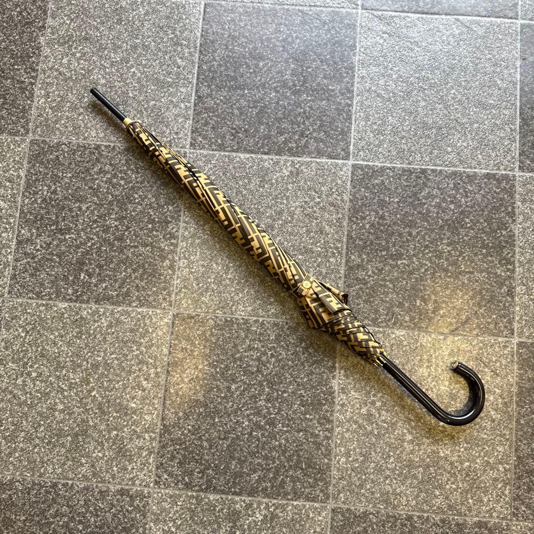 FENDI フェンディ　ズッカ柄アンブレラ、雨傘、長傘　美品