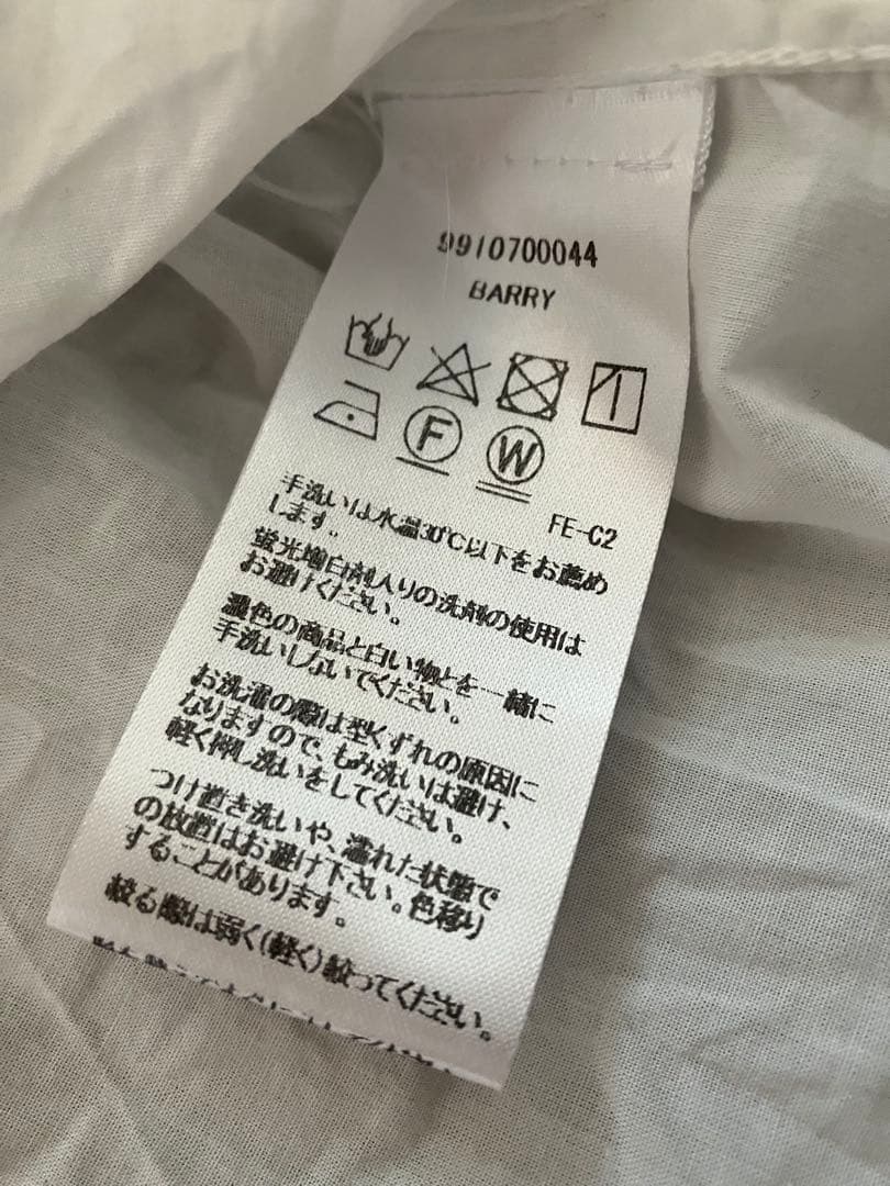 Frank&Eileen BARRY ホワイトシャツ　コットン　S 美品