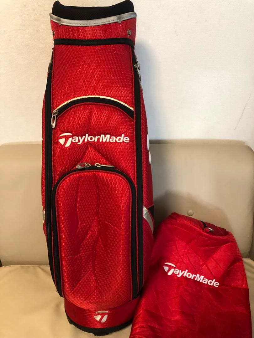 【送料込み】大人気　テーラーメイド　　Taylormade キャディバッグ 赤