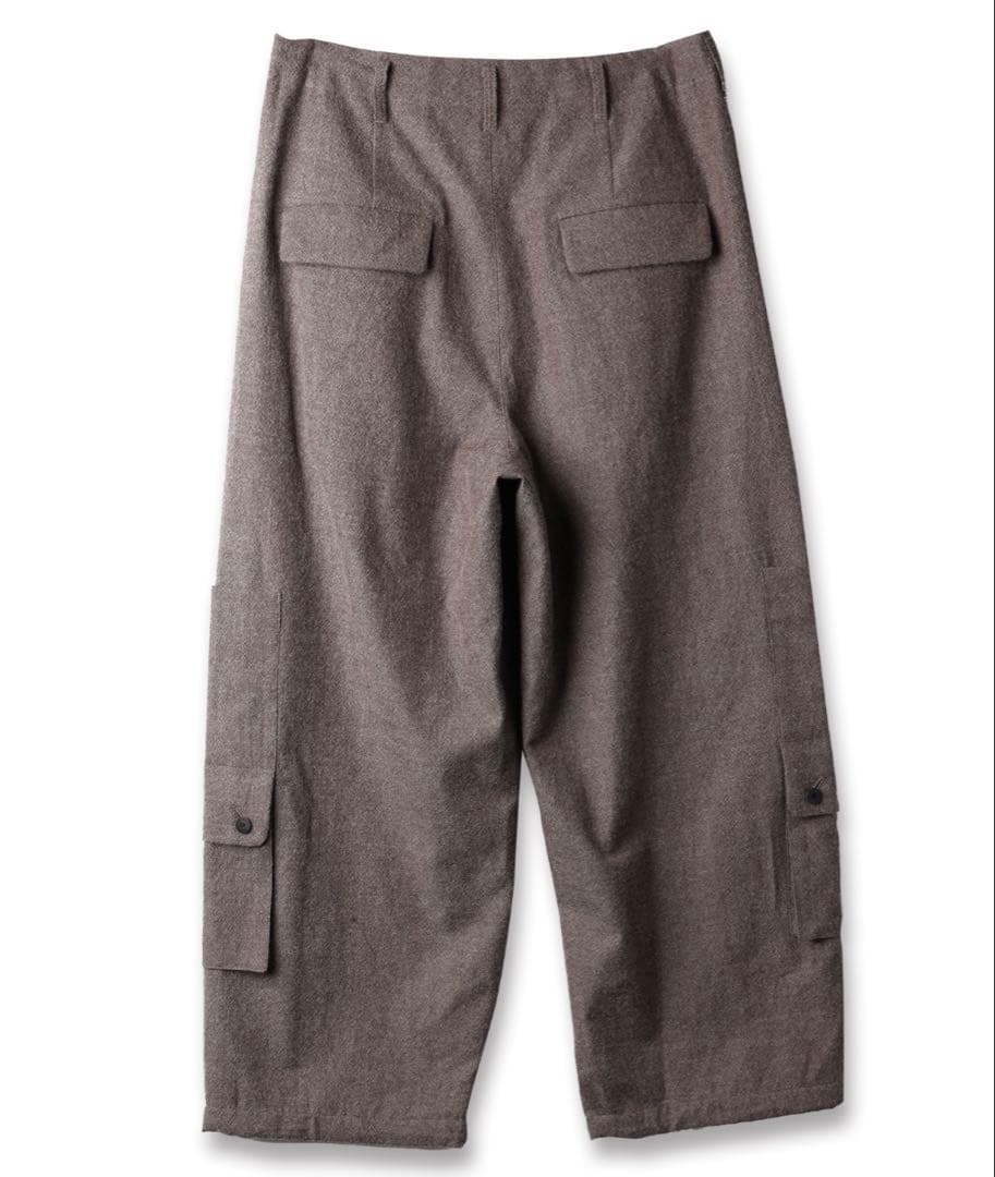 2024AW ドゥルカマラ　メンズ　よそいきカーゴパンツ