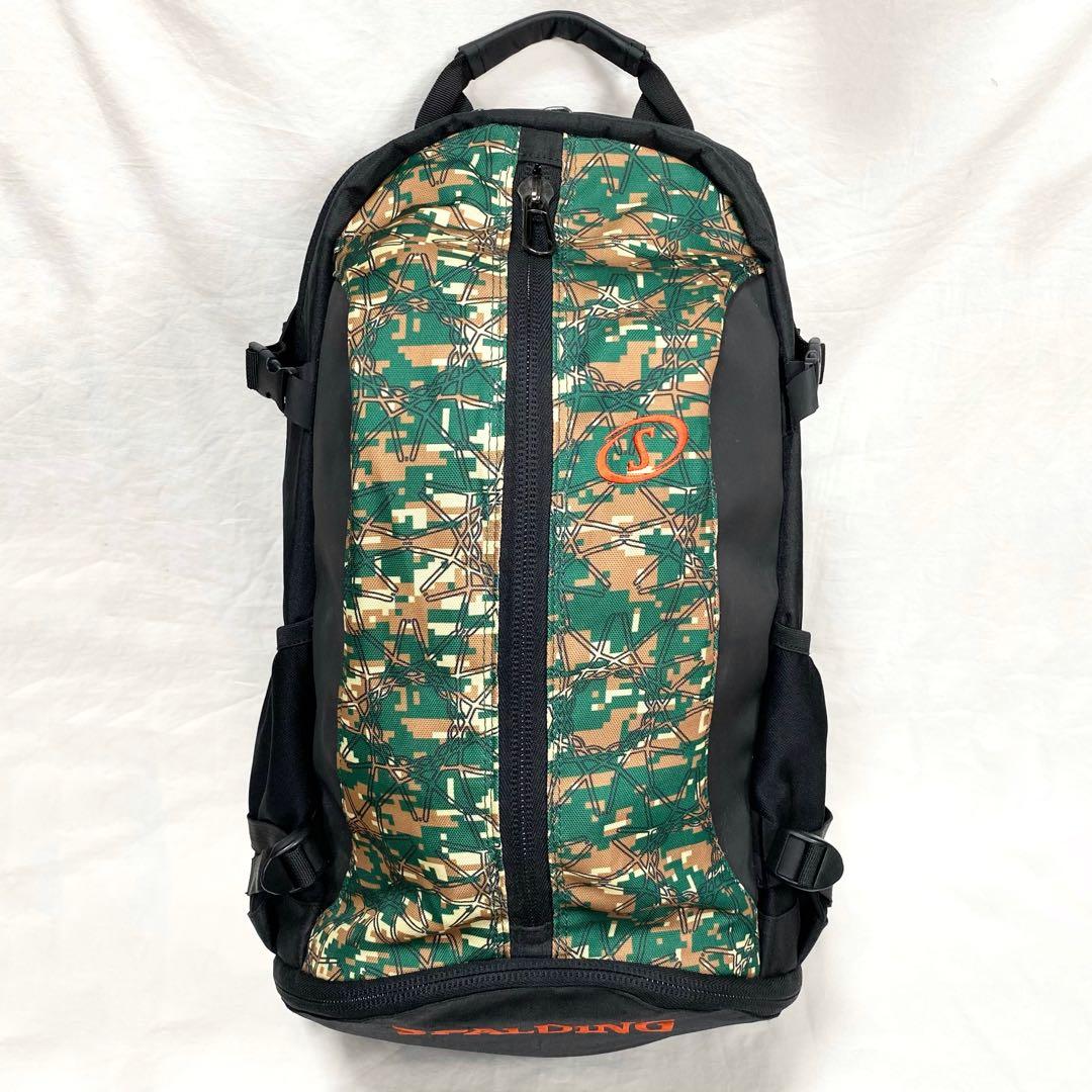 極美品✨SPALDING スポルディング バスケットボール リュック 迷彩