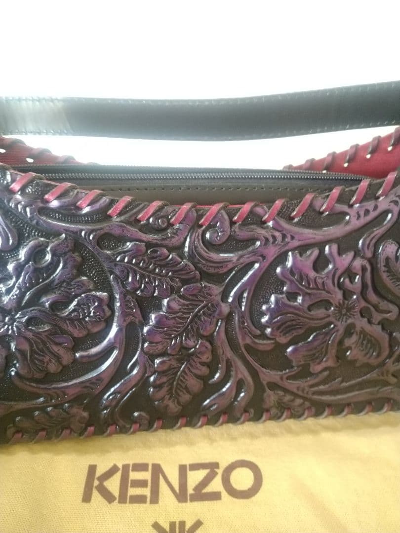 未使用品／高田賢三KENZO／ パーティーバッグ／フランス製／ビンテージ