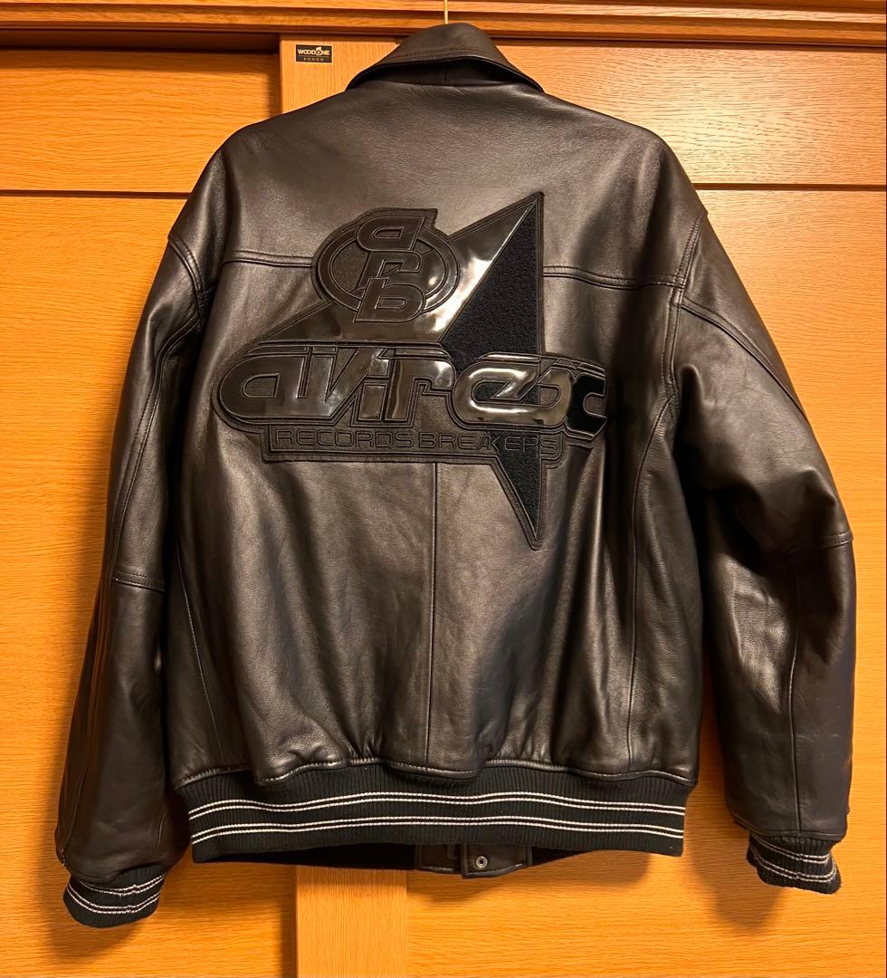 アビレックス　ブラックレザージャケット