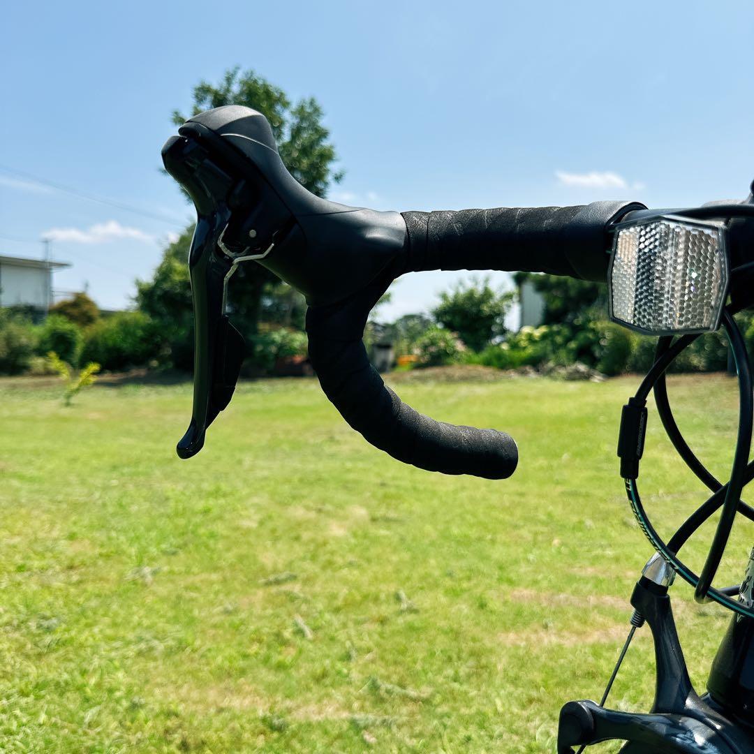 美品　41cm　Bianchi　ロードバイク　ブラック　ターコイズ　700C