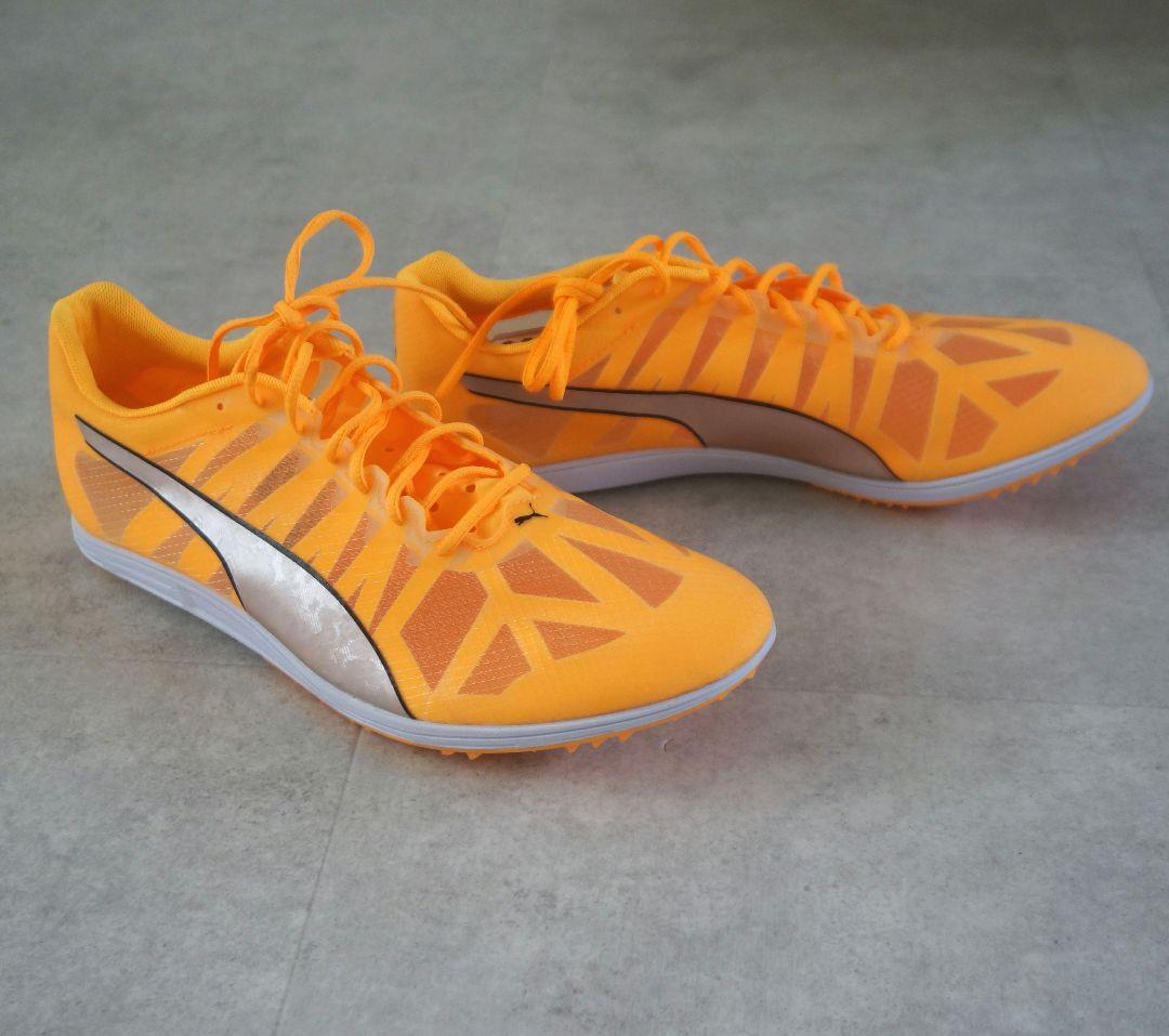 【訳あり】PUMA スパイク・シューズ オレンジ