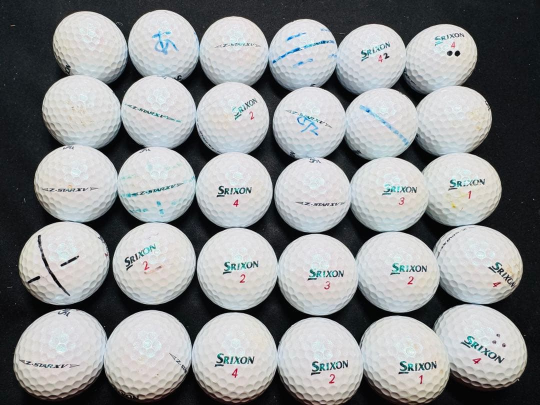 最新 スリクソン Z-STAR XV 2025年モデル 30個　ロイヤルグリーン