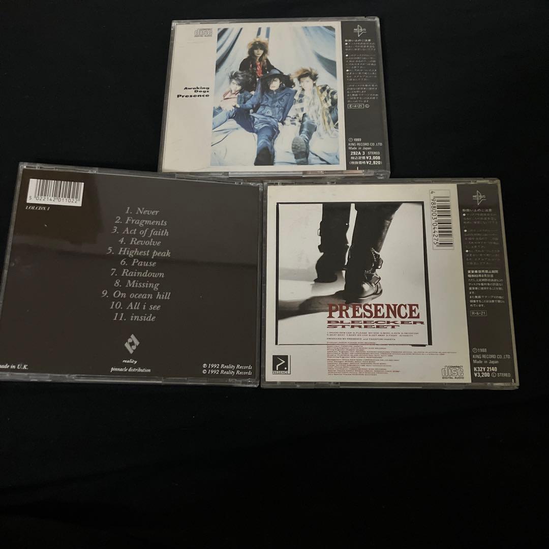 プレゼンス PRESENCE inside おまけ付き セット アルバム CD