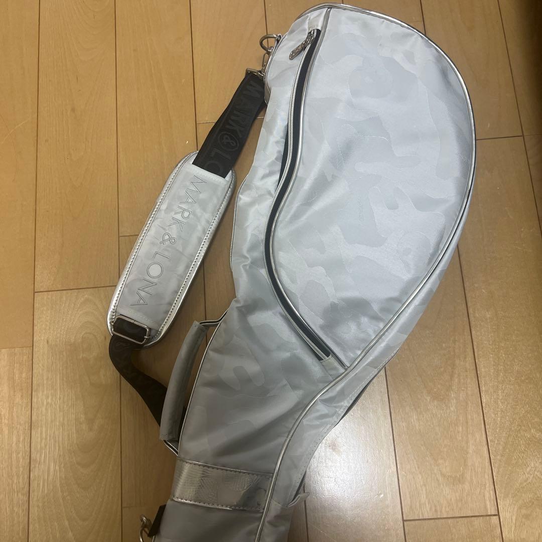 MARK&LONA シルバー ゴルフバッグ