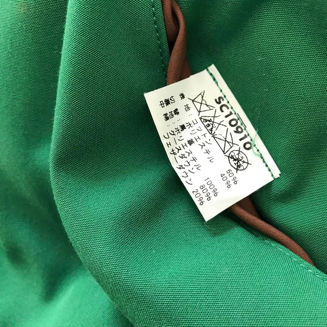 SUGAR CANE レザーヨーク ダウンベスト 馬革 グリーン L