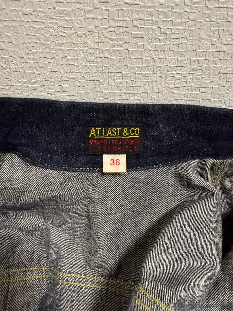 Atlast&co 147J 36 デニムジャケット
