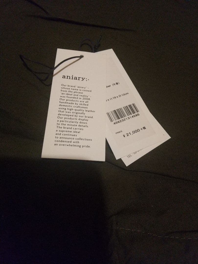 anality 黒 ミニトートバッグ