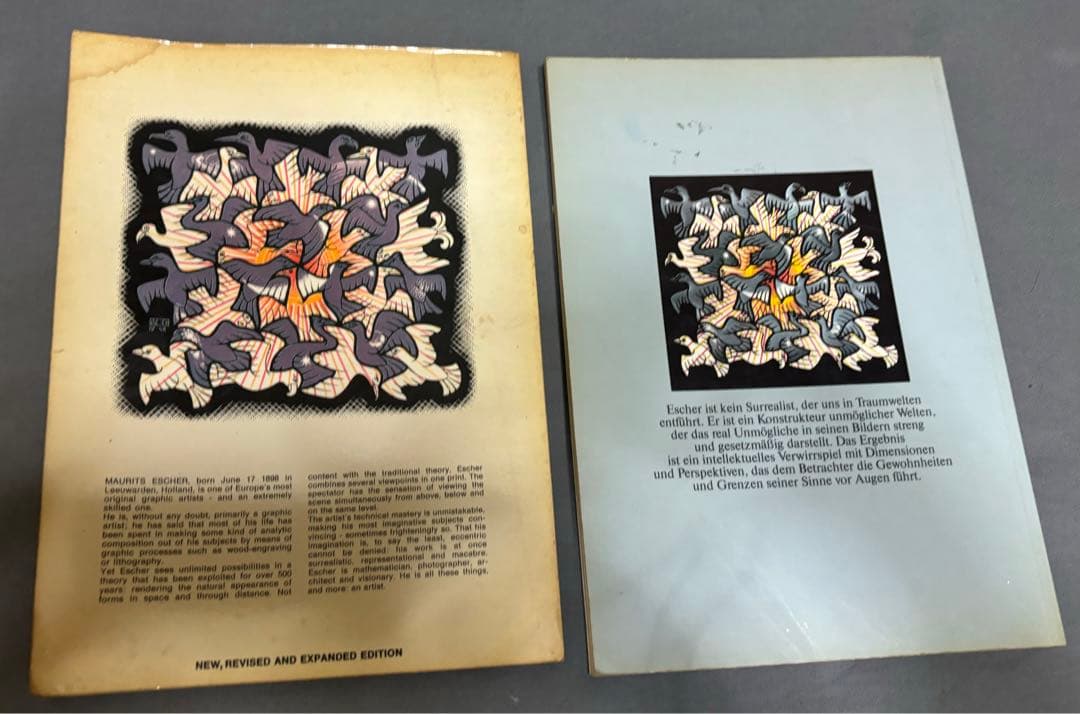 洋書 エッシャー 画集&解説本2冊セット ドイツ語 英語