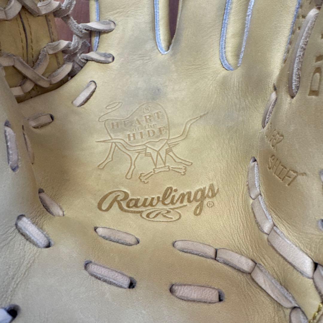 美品 ローリングス 硬式グラブ 11.75インチ 湯もみ型付け済みの即戦力
