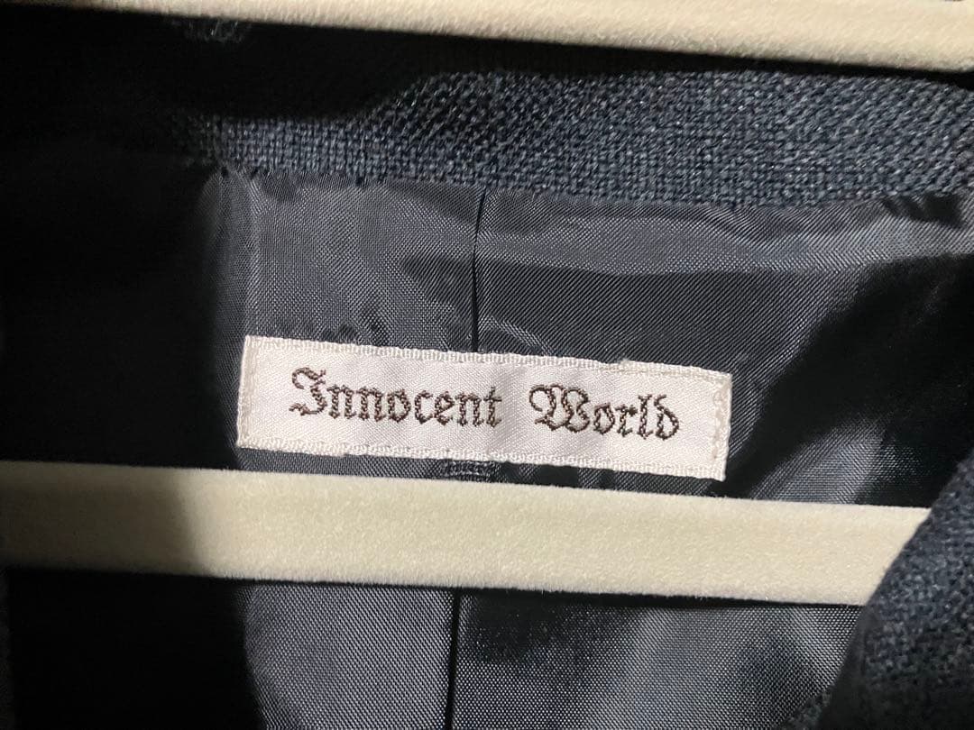 Innocent World フードつきケープ　黒