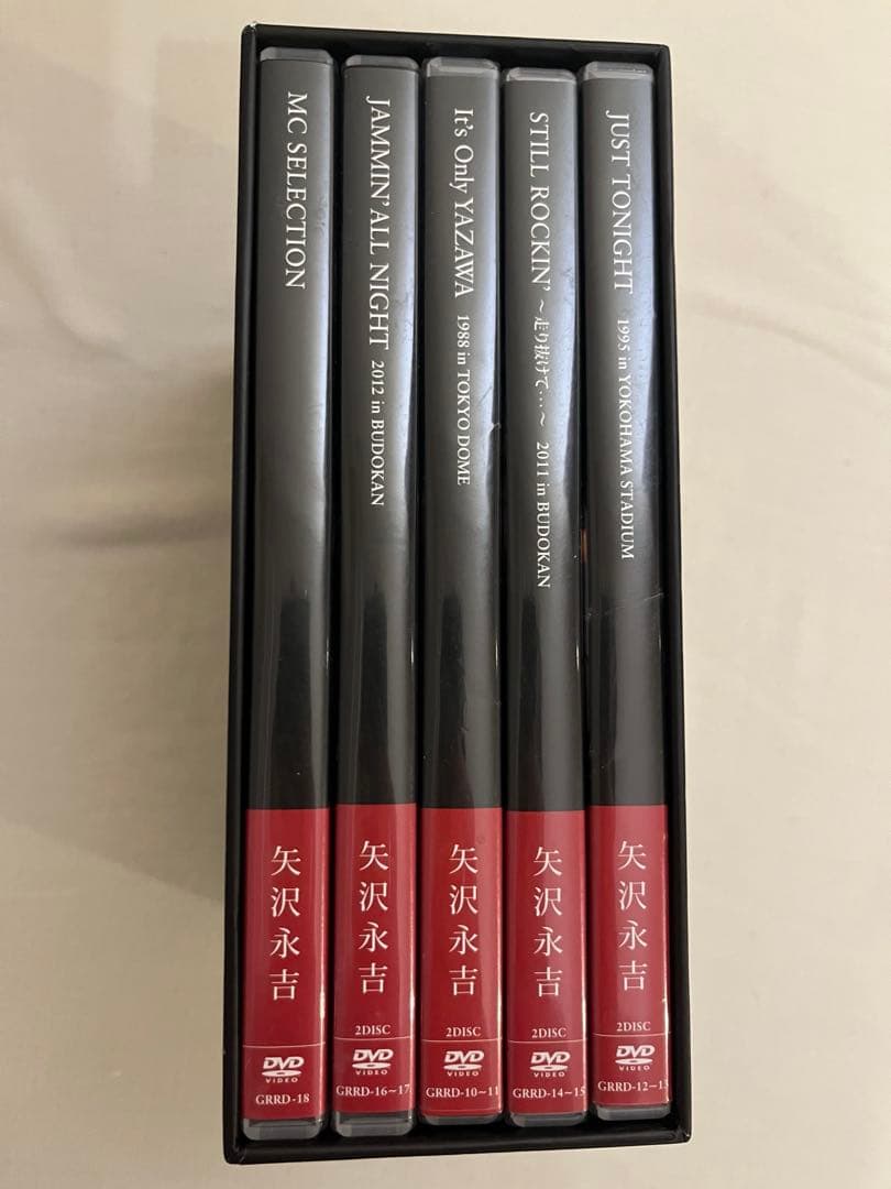 矢沢永吉 TREASURE BOX DVD5枚組／使用感あり