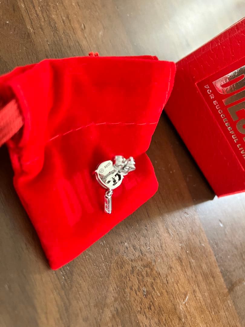 【新品未使用】DIESEL ピアス　シルバー　片耳用