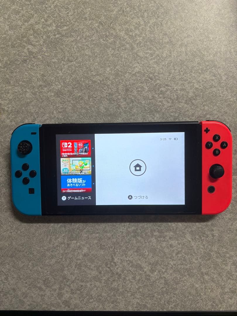 Nintendo Switch 本体 青と赤 ゲームカセット７点付き