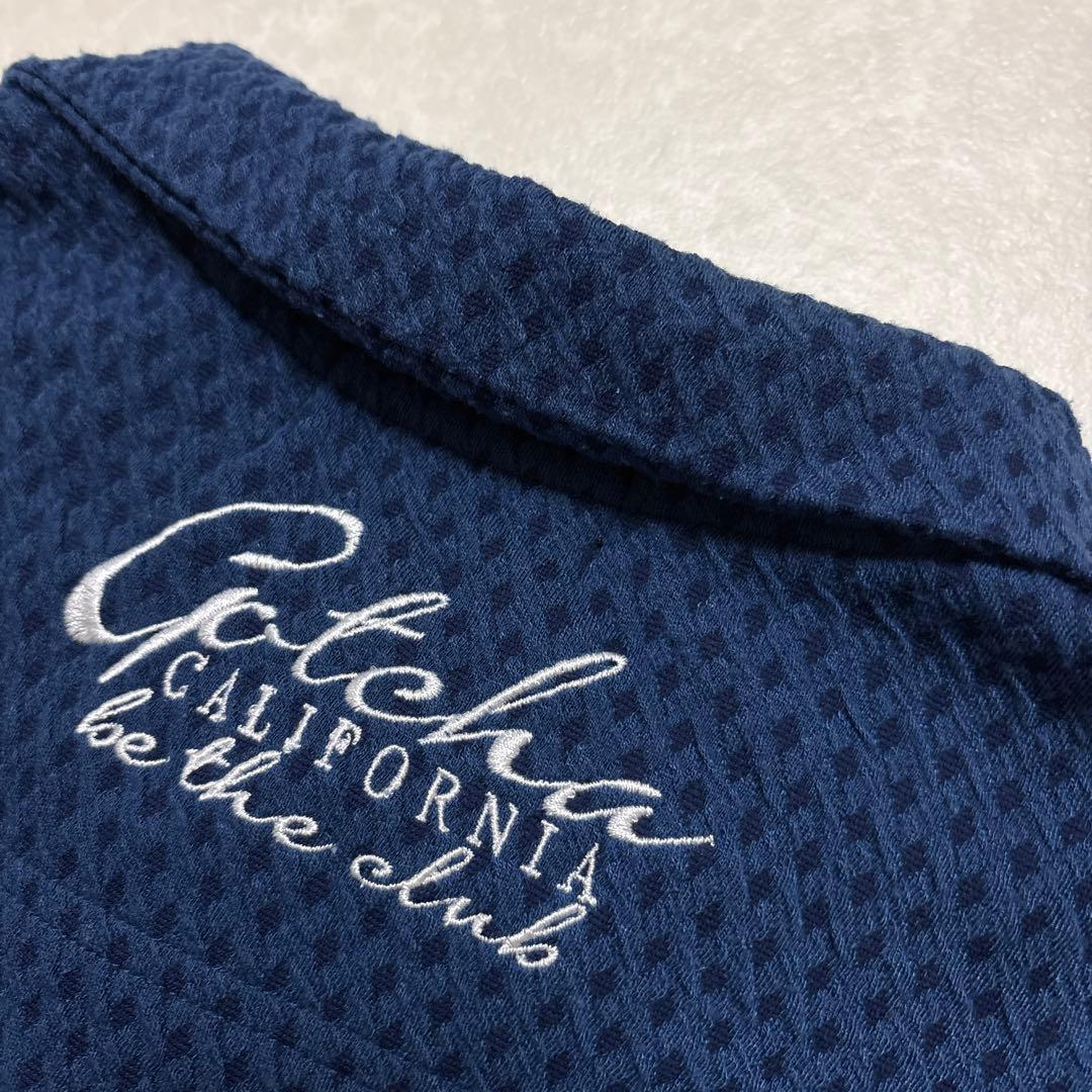 ガッチャゴルフ★ビッグロゴ★ストレッチ★ポロシャツ【メンズ サイズL】