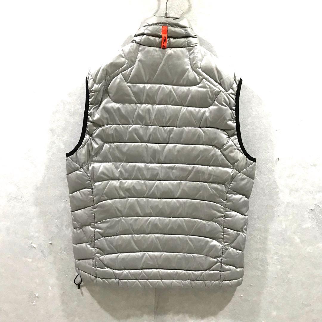RLX ラルフローレン ダウンベスト シルバー レアカラー L程