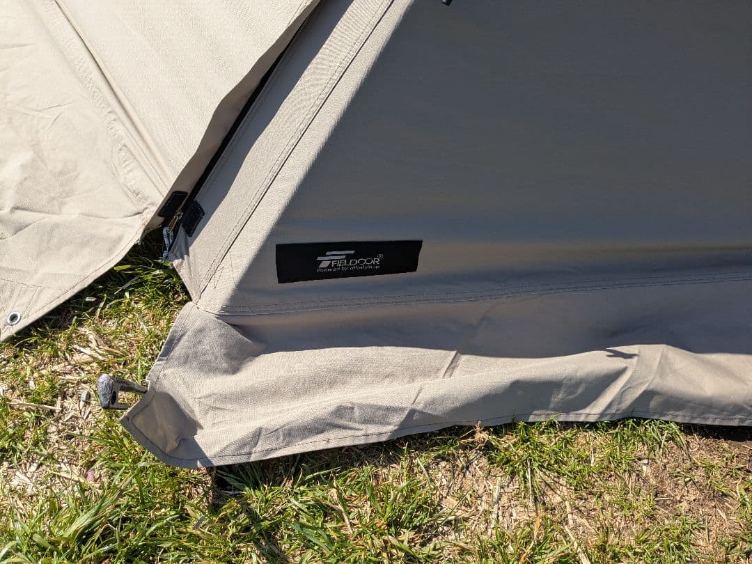 FIELDOOR　パップテント 320 TC　サイドウォール2枚付き