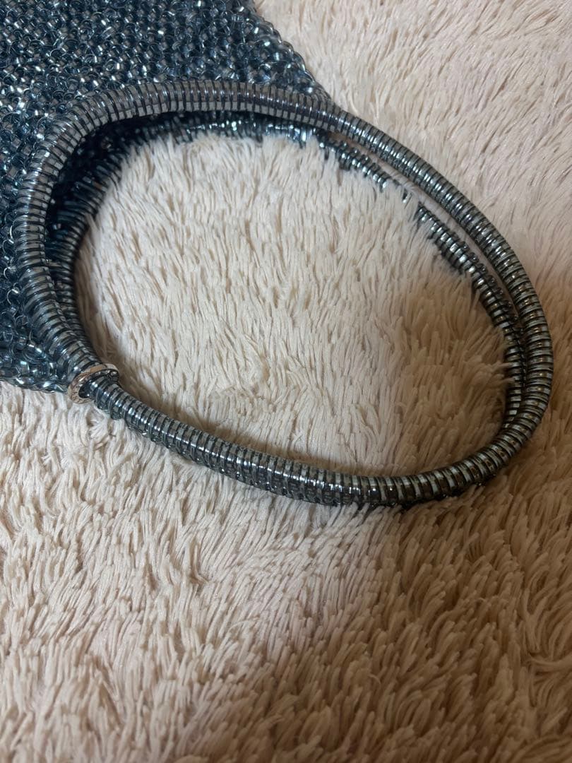 アンテプリマ ワイヤー ハンドバッグ　スタンダード　 シルバーブルー