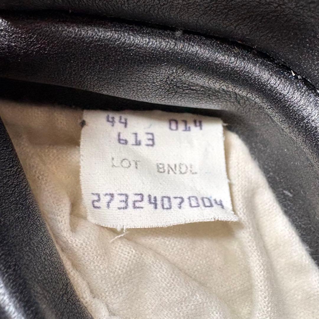 希少サイズ 44 Schott 613 ダブルライダースジャケット 牛タグ