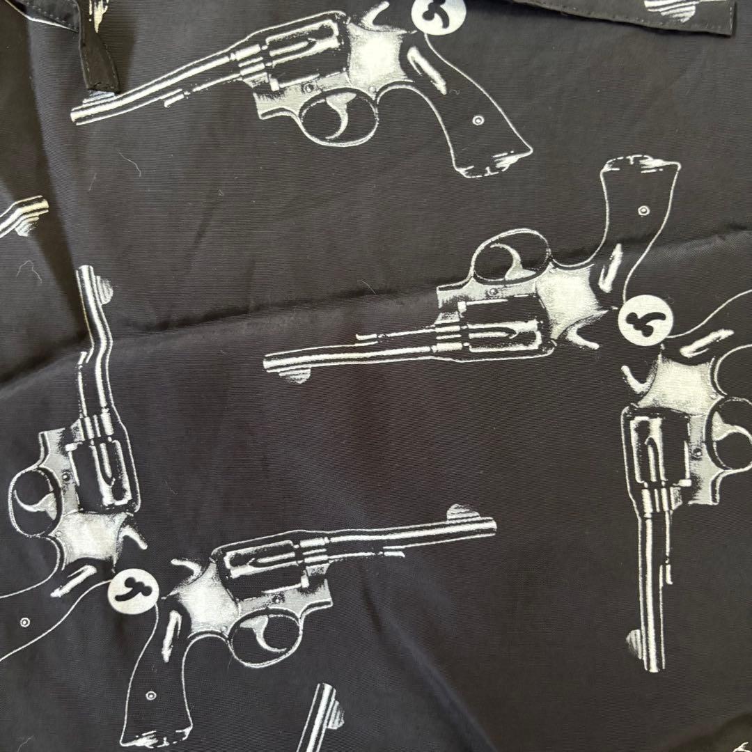 ヒステリックグラマー　バタフライ柄フリルワンピース　ボウタイ　ウエスト紐