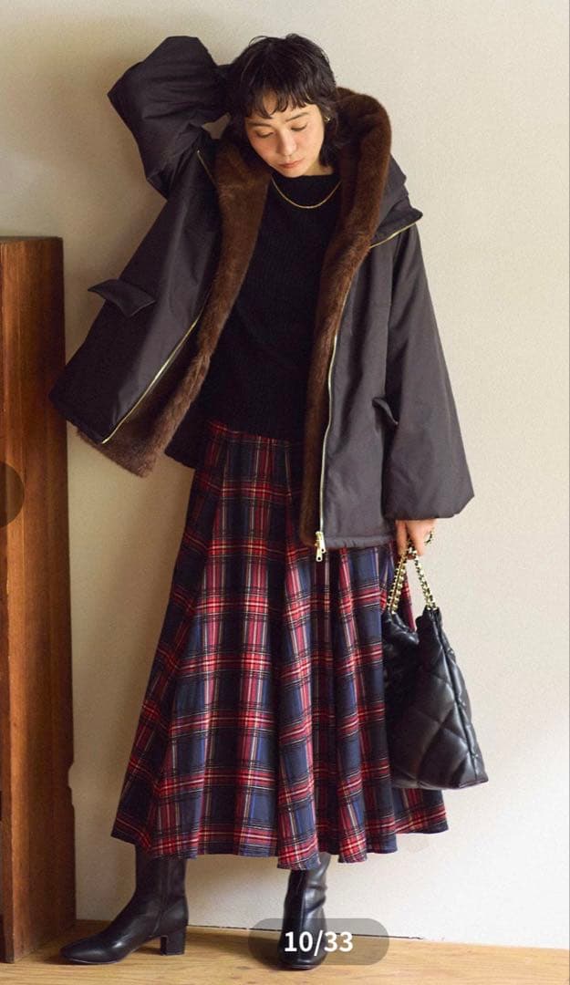 【最終価格】Gready Brilliant 取り外しファー中綿フードコート