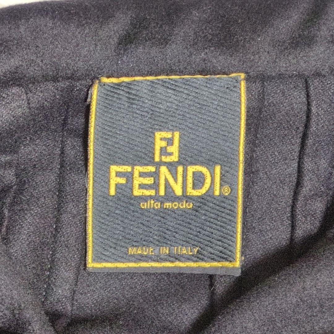 美品 FENDI カシミヤ100% ケープコート ポンチョ ファー