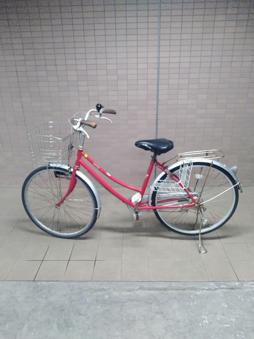 送料無料相談可！26インチ自転車！赤！