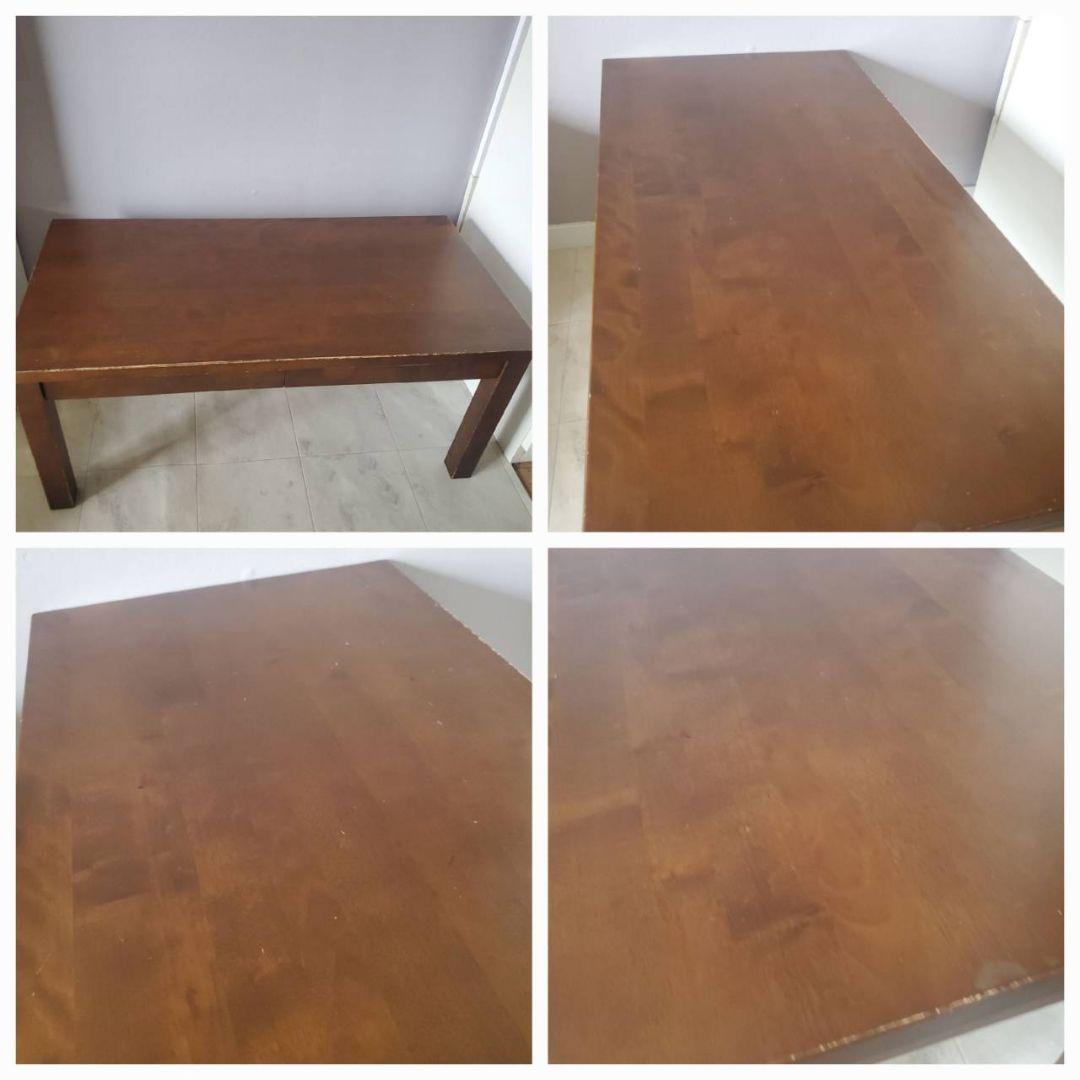 無印良品 MUJI 天然木 ローテーブル 引出し バーチ材 ブラウン 机 デスク