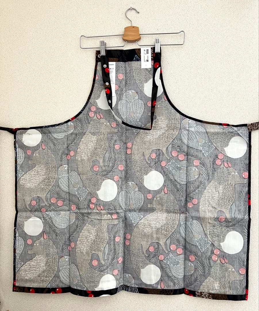 ◎新品未使用◎廃盤品　マリメッコ　marimekko エプロン　ケトゥンマルヤ