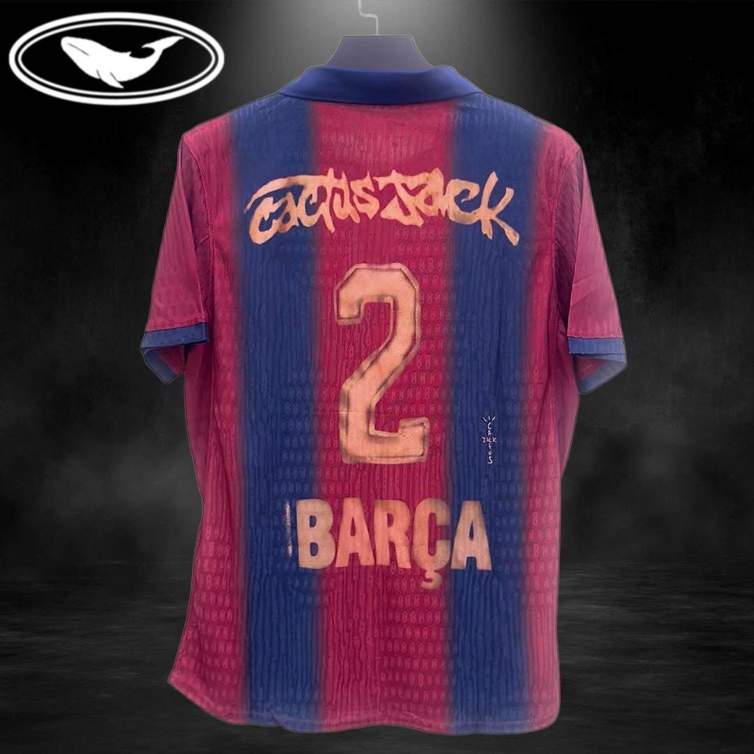 【新品】FCバルセロナ×トラビス L レトロ　2001 ユニフォーム