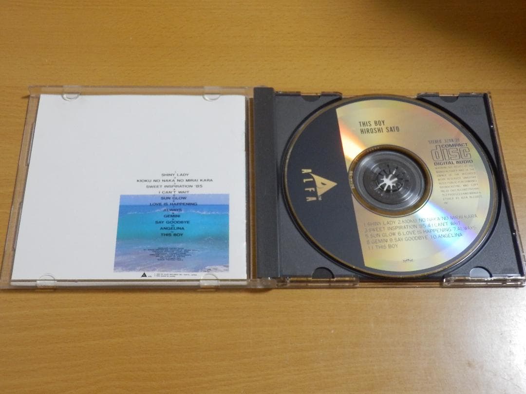 佐藤博 CD「THIS BOY」ディス・ボーイ 32XA-39