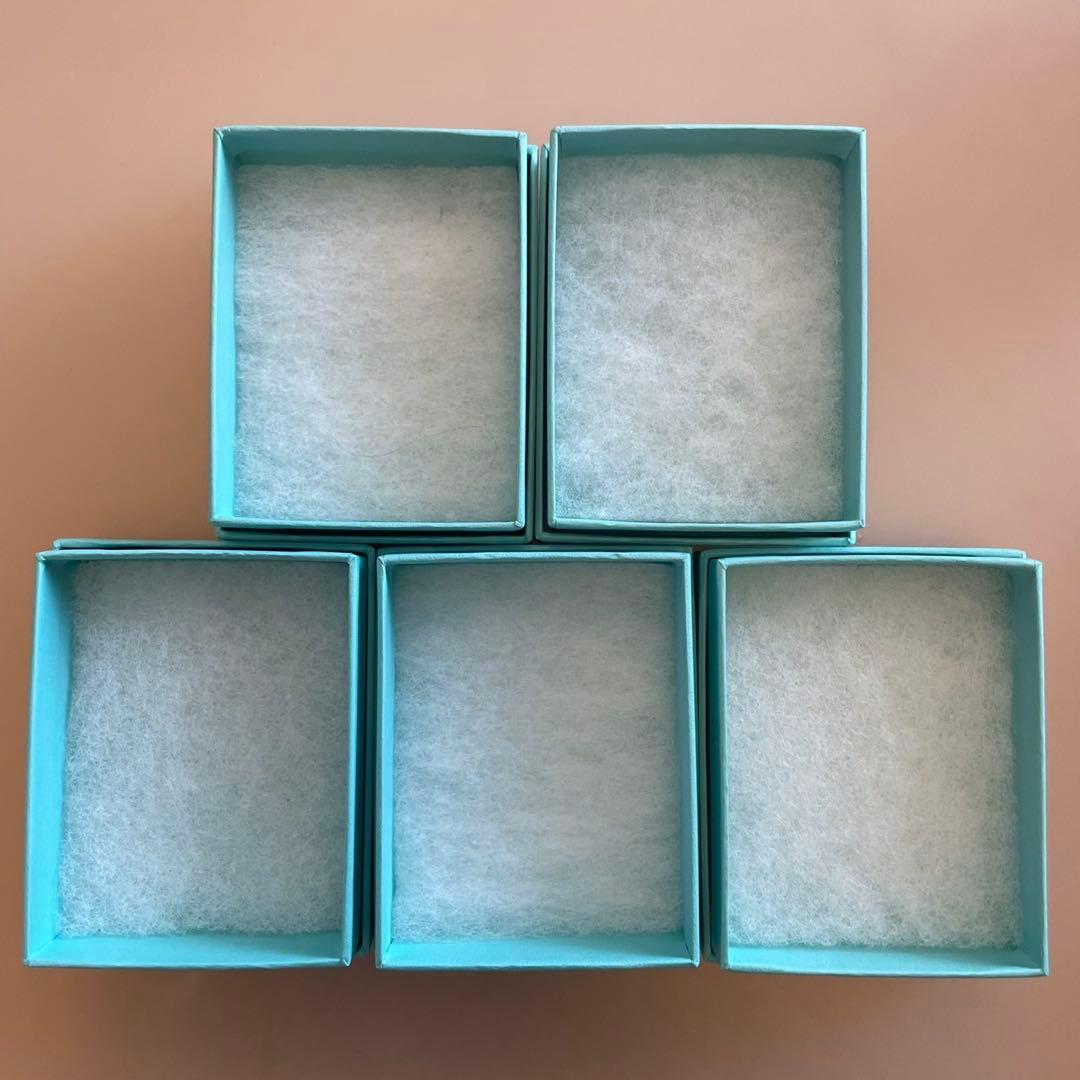 ティファニー 空箱 巾着 リボン 5セット（ボックス ケース ポーチ 保存袋）③