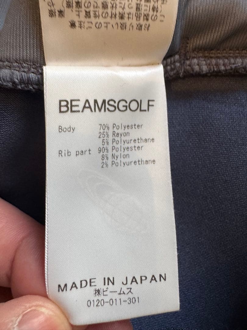 BeamsGolf ハーフジップジャケット L グレー