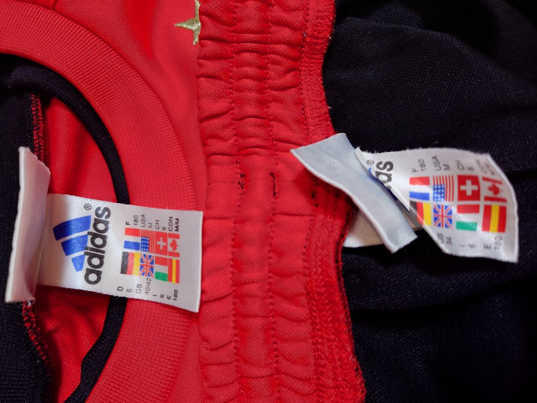 adidas　1998〜1999 ACミラン　トレーニングセットアップ