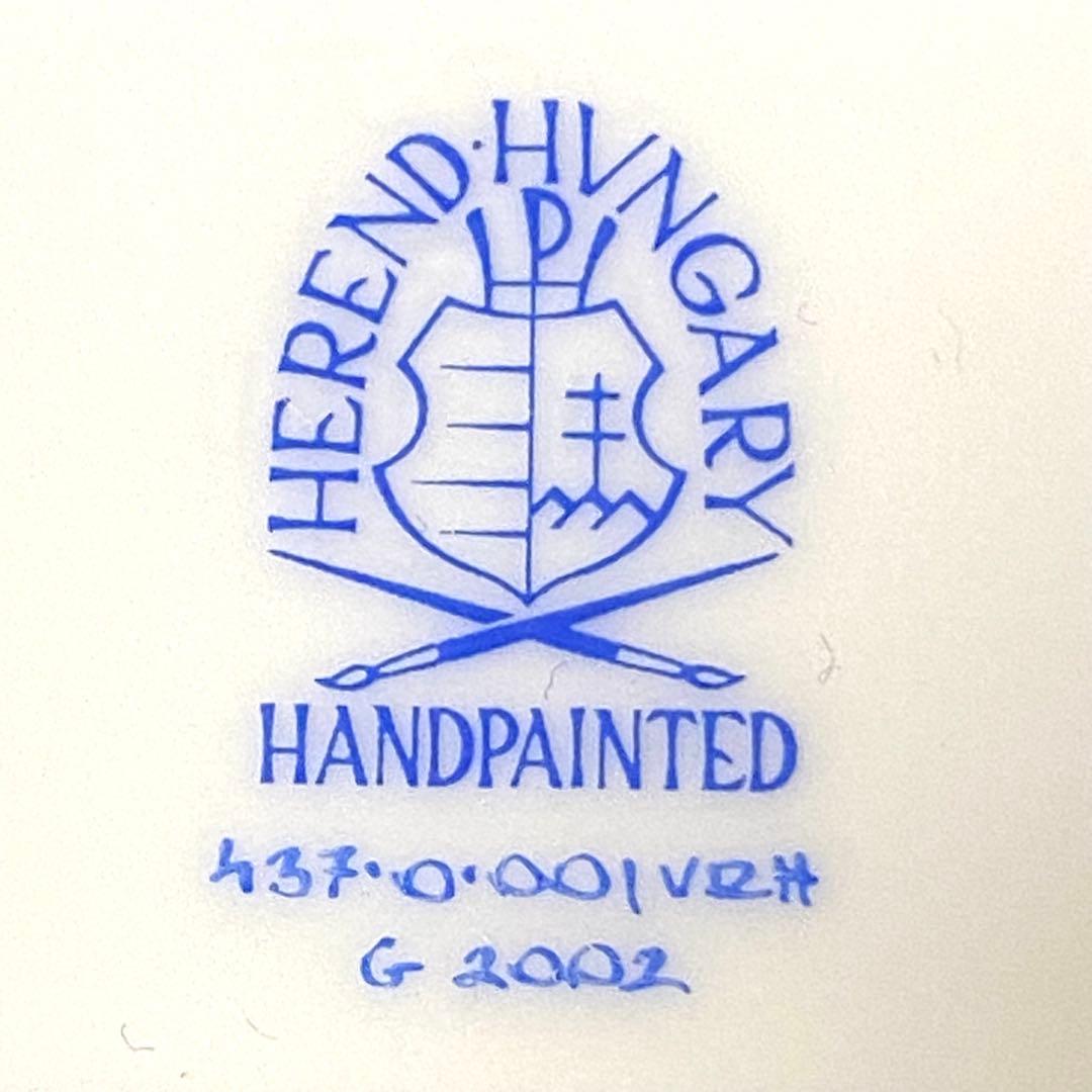 HERENDウイーンの薔薇　サンドイッチプレート23cm 剥がれあり